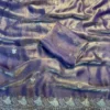 Latest SNT Space Silk Saree Multi Thread Sequence Work 2026