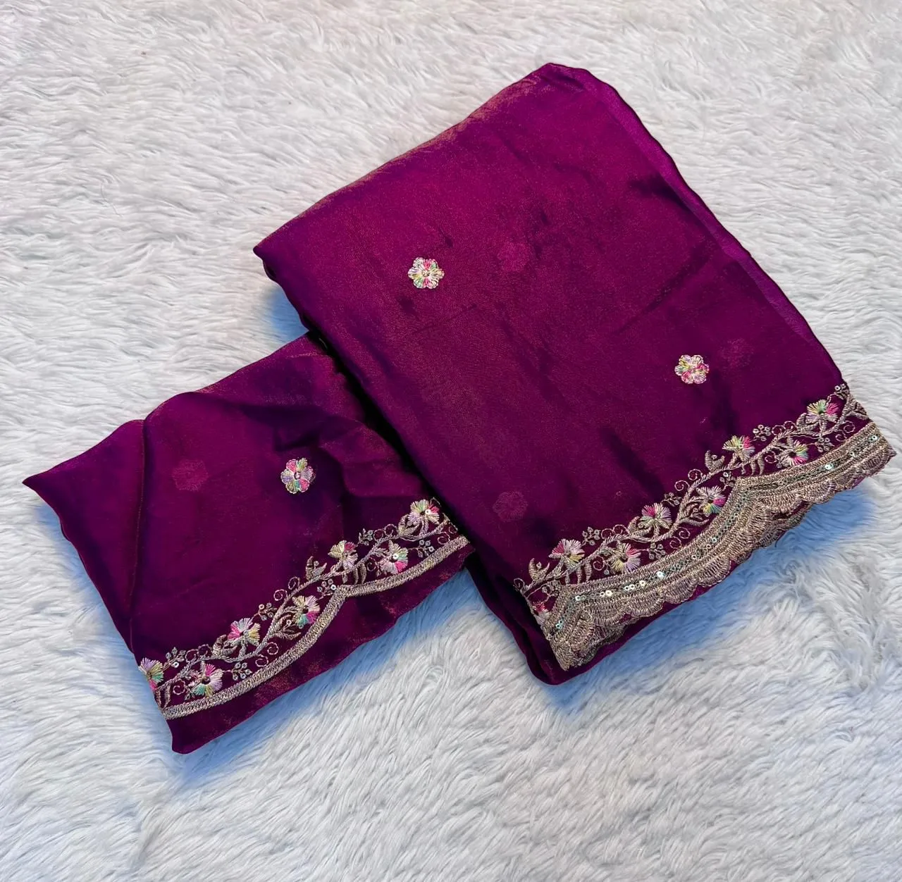 Stylish SNT Space Silk Saree Sequence Embroidery Wholesale Collection 2026