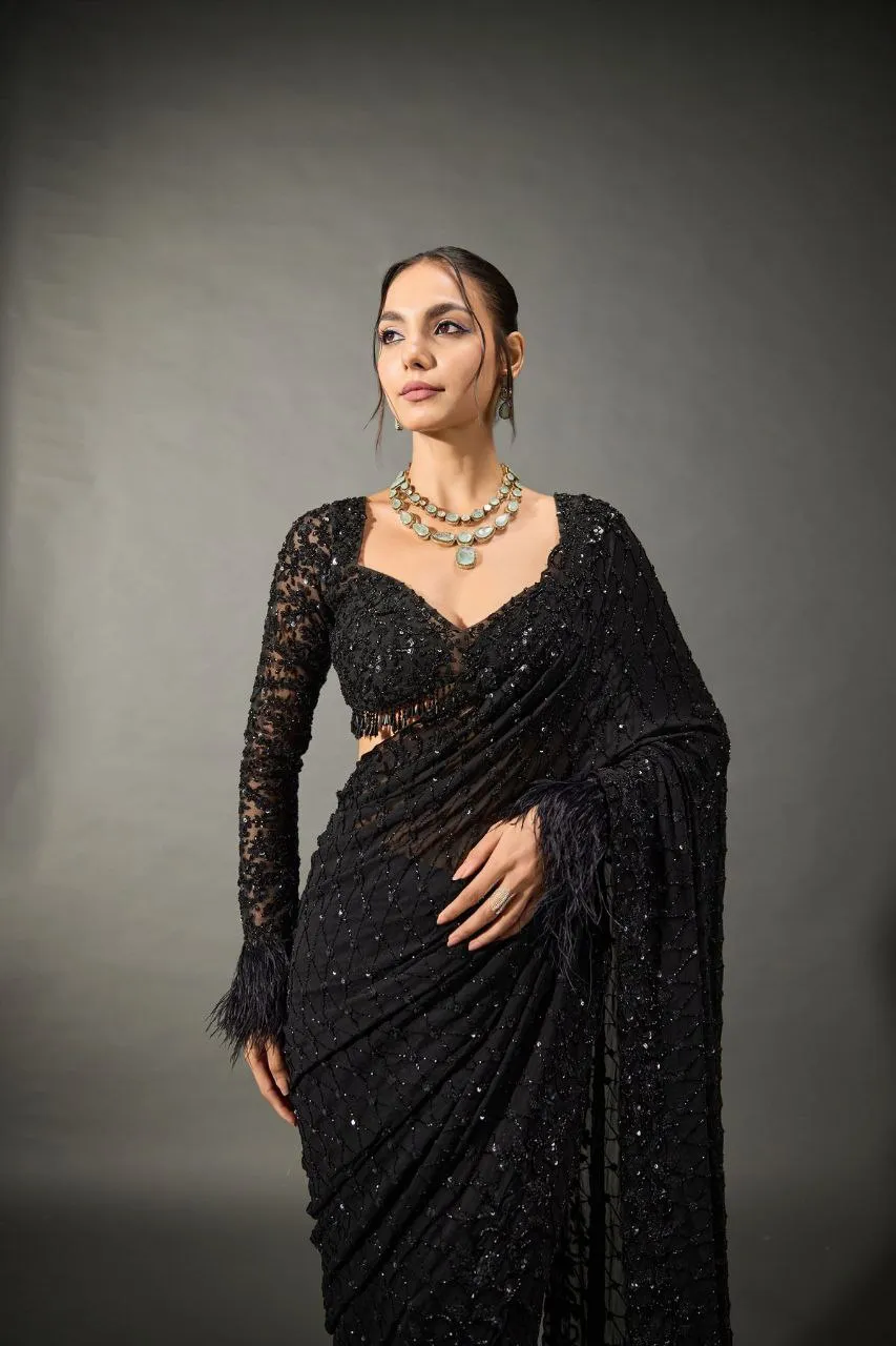 Buy Tamanna 3474 Georgette Trending Bollywood Party Wear Saree 2026