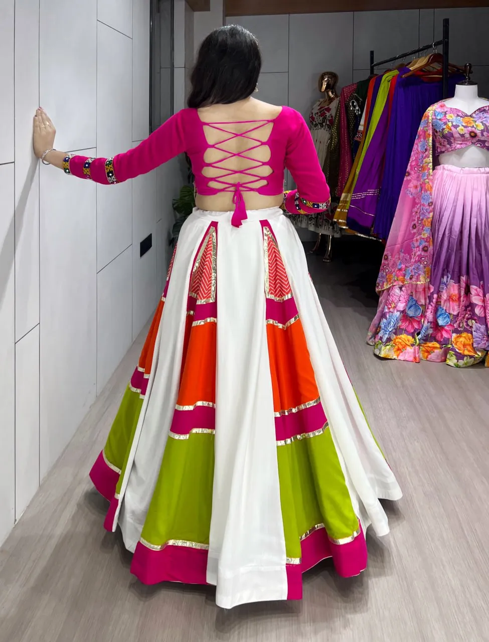 Stylish WMT 8078 Panghat Gota Patti Work Chaniya Choli Navratri Collection 2026