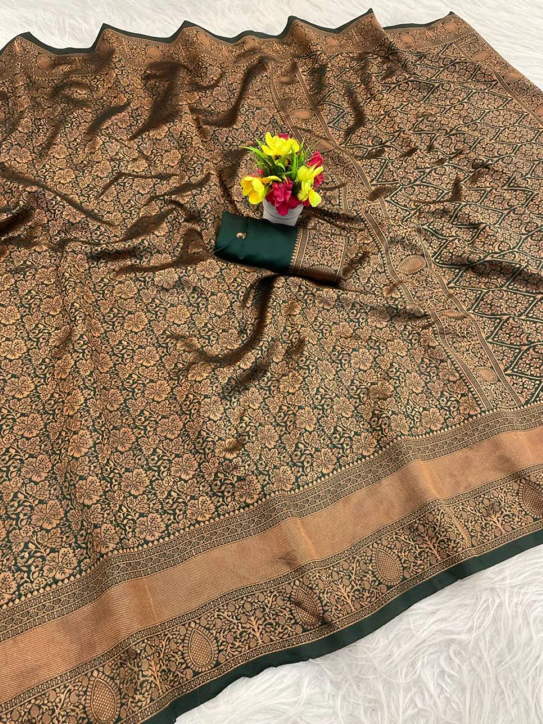 Buy Laxmi 1596 Lichi Silk Wedding Wear Banarasi Saree In Shopping Surat 2026