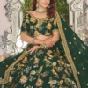 Stylish Zeel 7420 Art Silk Embroidery Work Green Party Wear Lehenga Choli 2026