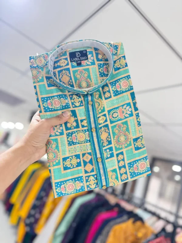 Beautiful VDA Polo Art Silk Cotton Wedding Full Shirt For Men 2026