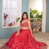 Stylish DKT 5131 Chinon Silk Embroidery Work Wedding Lehenga Choli Collection 2026