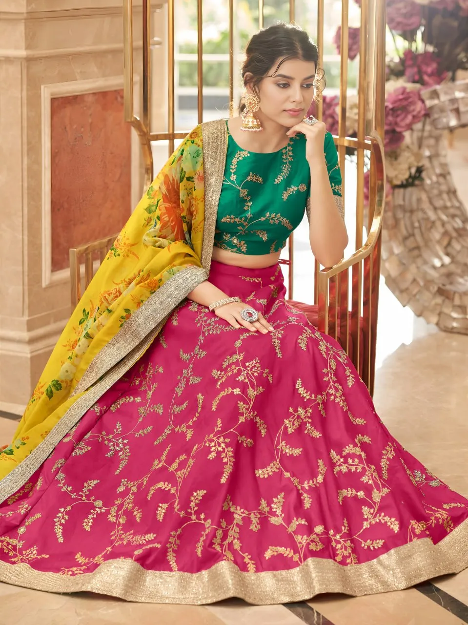 Launching Zeel 7425 Art Silk Sequence Embroidery Work Lehenga Choli 2026