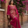 Beautiful C585 1474 Vichitra Silk Embroidery Wedding Pakistani Dress Surat 2026