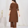 Stylish Lila 159 Cotton Thread Embroidery Festival Anarkali Readymade Dress 2026