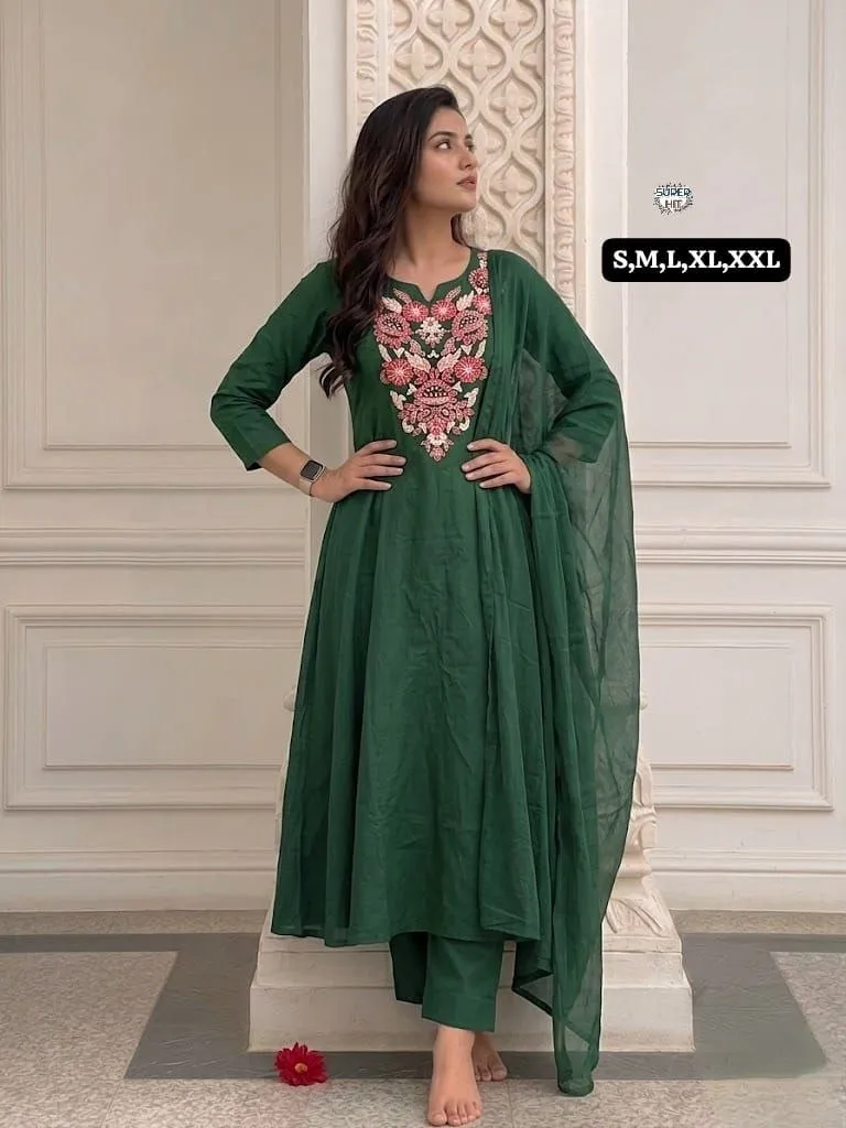 Launching ATQ 2122 Rayon Slub Embroidery Office Wear Readymade Dress Collection 2026