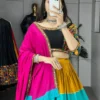 Beautiful WMT Pachrang Rayon Cotton Gota Patti Work Tranding Navratri Chaniya Choli Online 2026