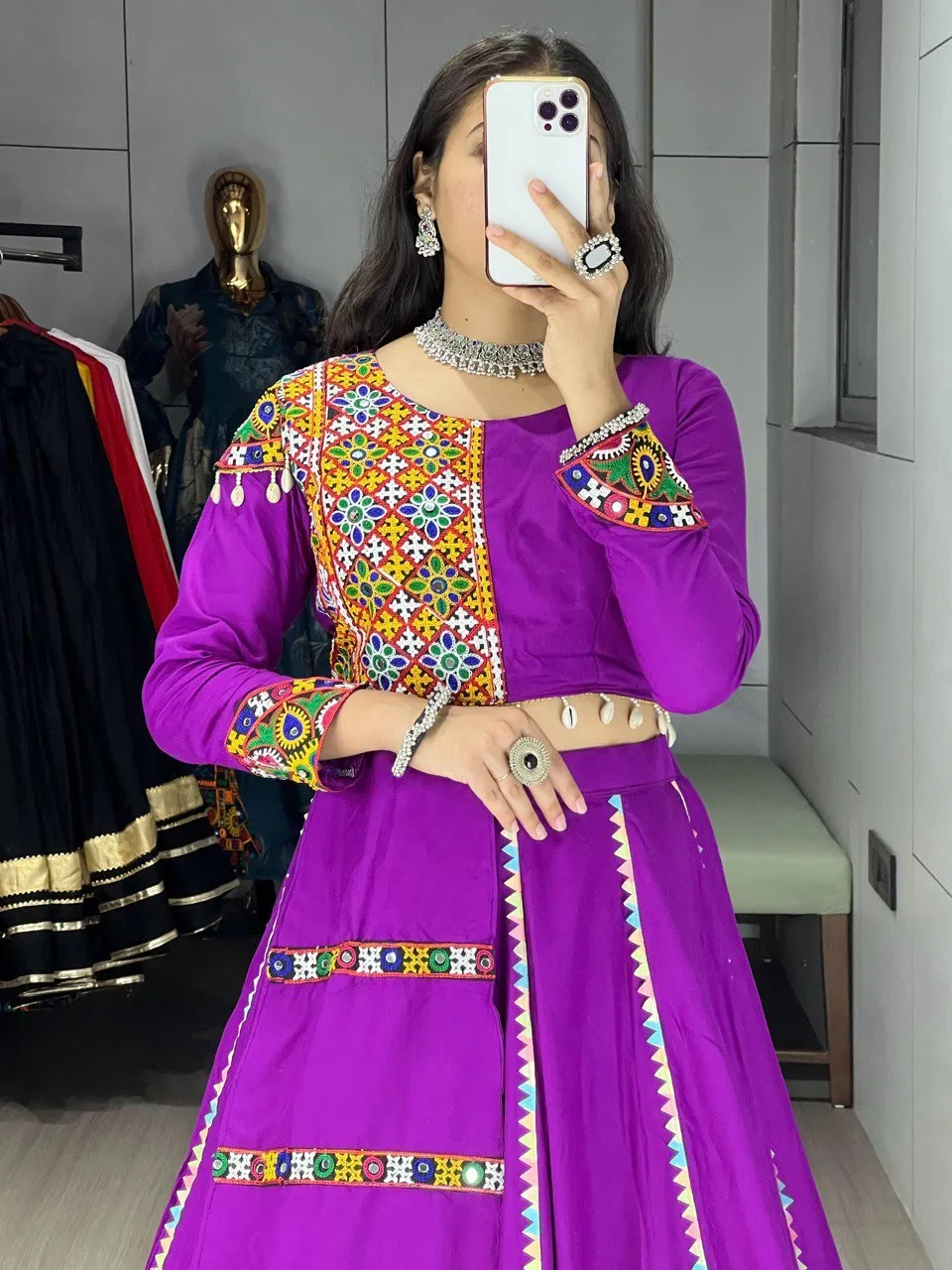 Stylish WMT 8045 Toraniyu Rayon Cotton Colorful Lace Navratri Collection 2026 2026