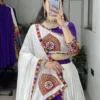 Buy WMT 8050 Rayon Cotton Gamthi Mirror Work Tranding Navratri Collection 2026
