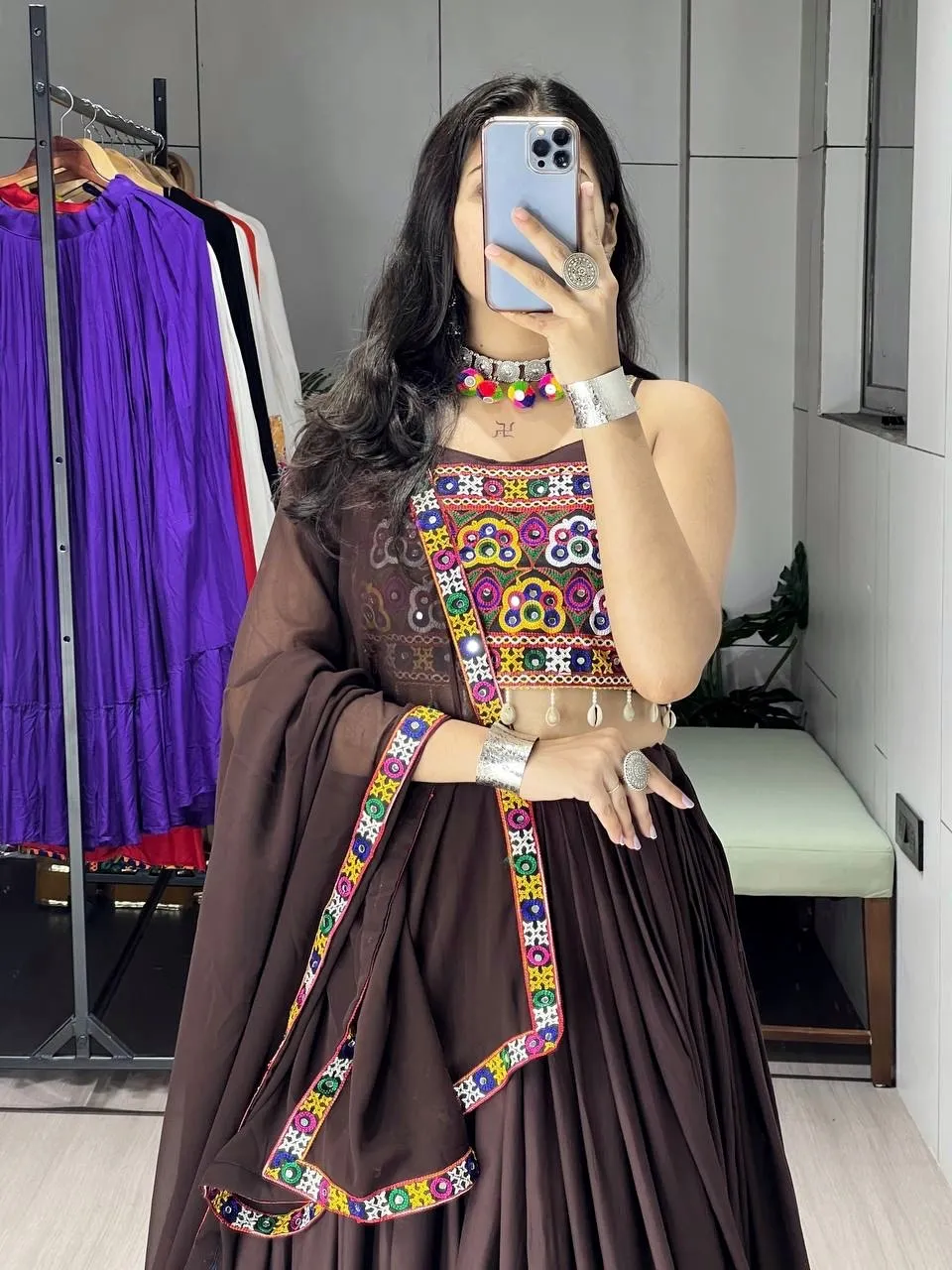 Buy WMT 8063 Rayon Cotton Gota Patti Work Navratri Collection 2026 2026