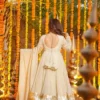 Stylish Zarin Mastani Chinon Silk Foli Work Gown Sharara Set Surat Online 2026