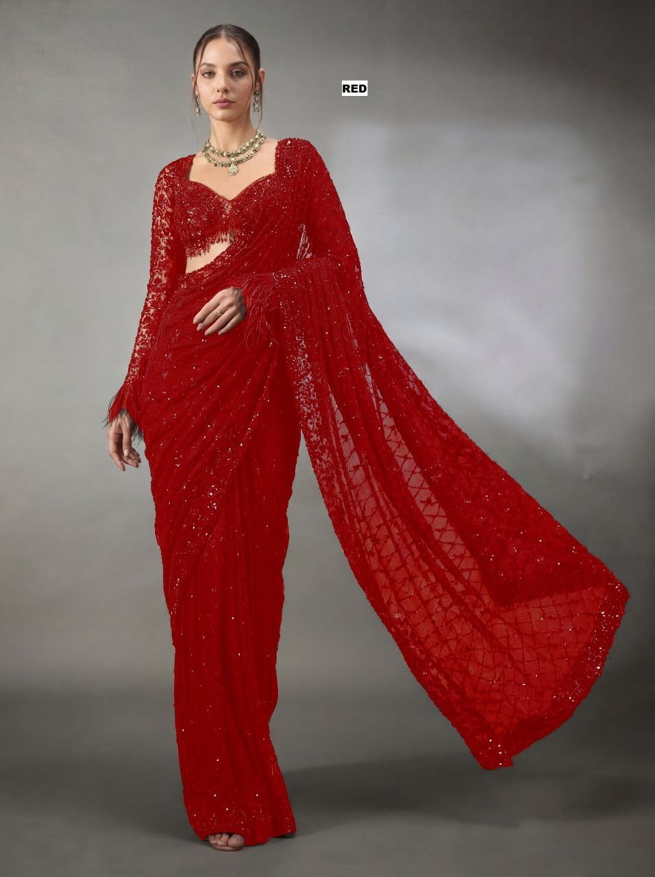 Tamanna 3474 Georgette Trending Bollywood Party Wear Saree