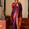 Rani 6096 Lichi Silk Jacquard Festival Saree Wholesale Surat