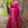 Rani 7000 Lichi Silk Jacquard Party Wear Saree Wholesale Surat