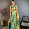 Latest Laxmi 1056 Kanjivaram Semi Silk Zari Work Saree Wholesale Surat 2026