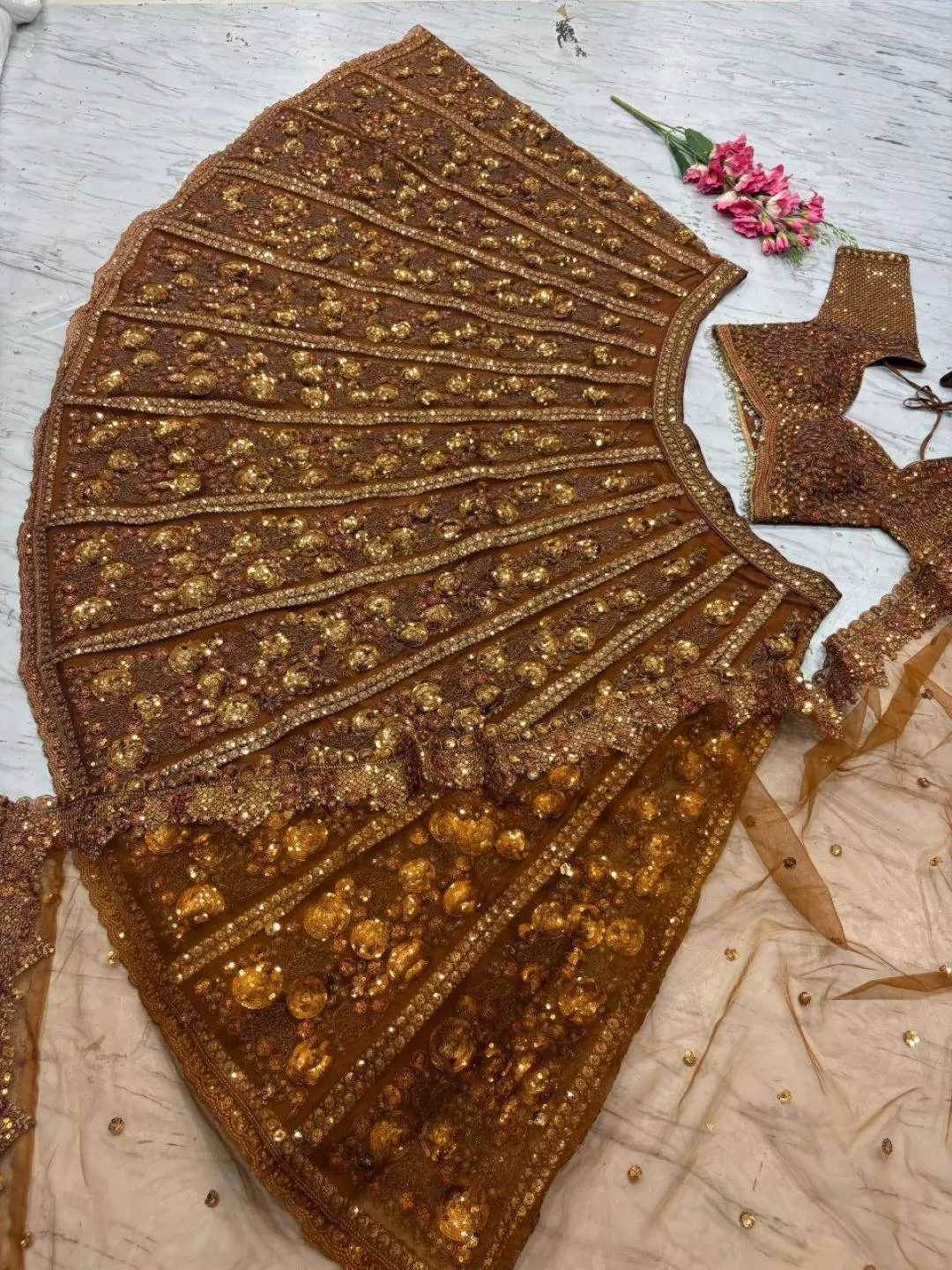 Latest SBD 1129 Butterfly Net Embroidery Wedding Bridal Lehenga Choli Wholesale Surat 2026