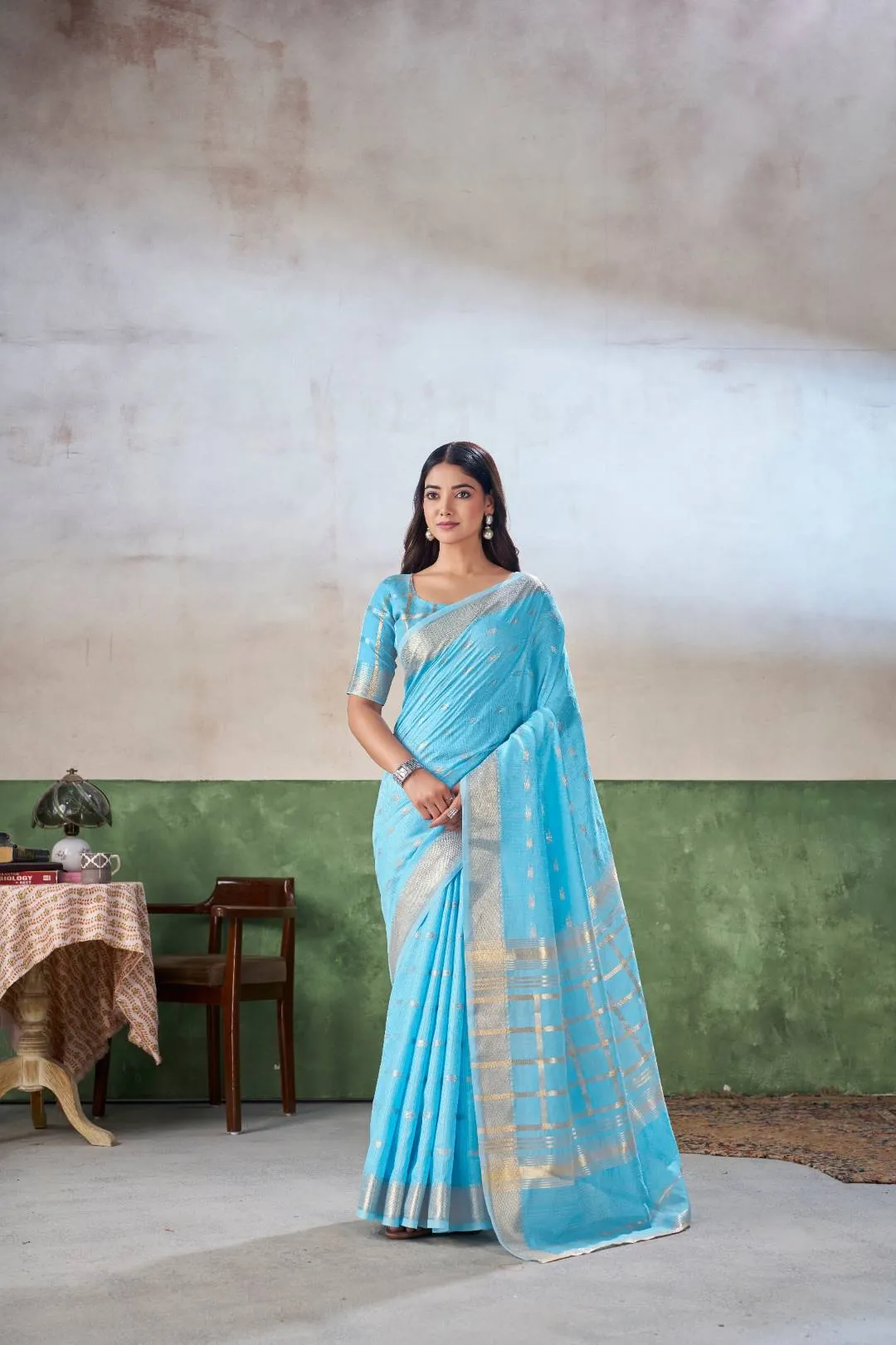 Beautiful Laxmi 1064 Cotton Silk Office & Daily Wear Saree Wholesale Surat 2026