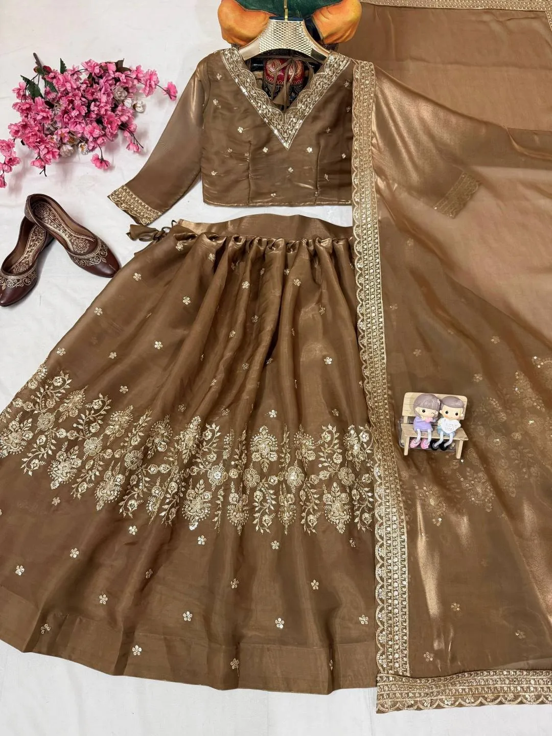 Buy C585 170 Gmy Silk Embroidery Wedding Lehenga Choli Wholesale Surat 2026