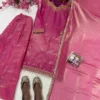 C585 236 Fandy Silk Zari Work Sharara Suit Wholesale Surat
