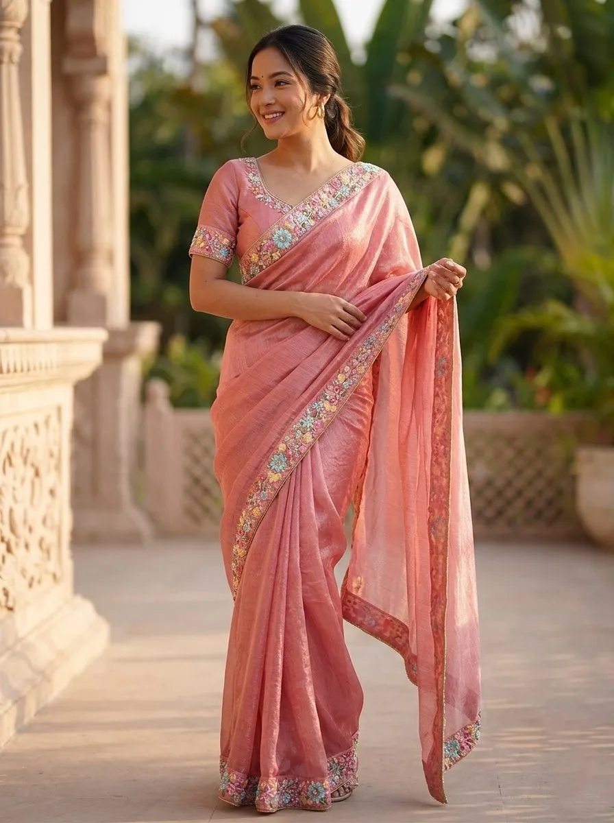 Launching Kiara Dhanlaxmi2 Fendy Chiffon Party Wear Saree Wholesale Surat 2026