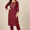 Launching Shiv 730 Cotton Blend Thread Work Kurti Surat Wholesale 2026