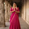 Buy Vally Viscose Georgette Zari Work Festival Lehenga Saree Wholesale Surat 2026