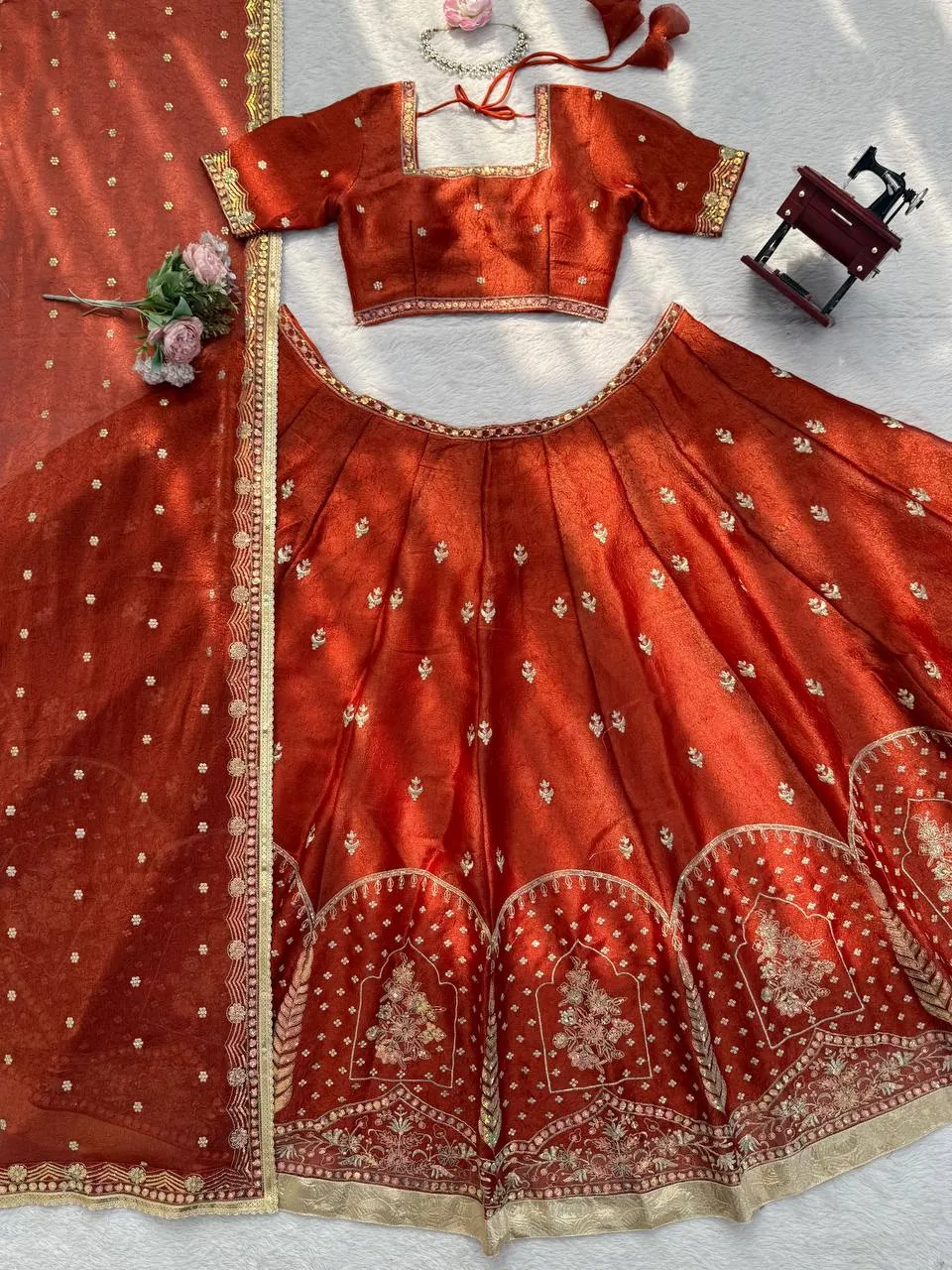 Latest Deepika 394 Krishma Silk Sequnce Work Lehenga Choli Wholesale Surat 2026