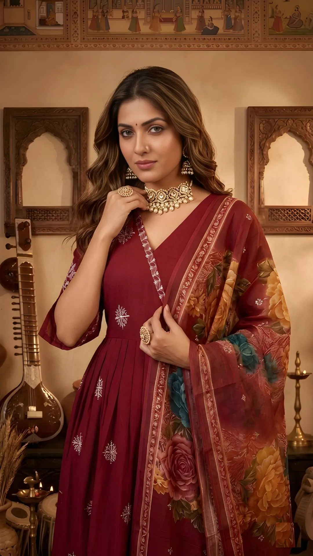 Launching Shiv 6006 Roman Silk Embroidery Festival Gown Wholesale Surat 2026