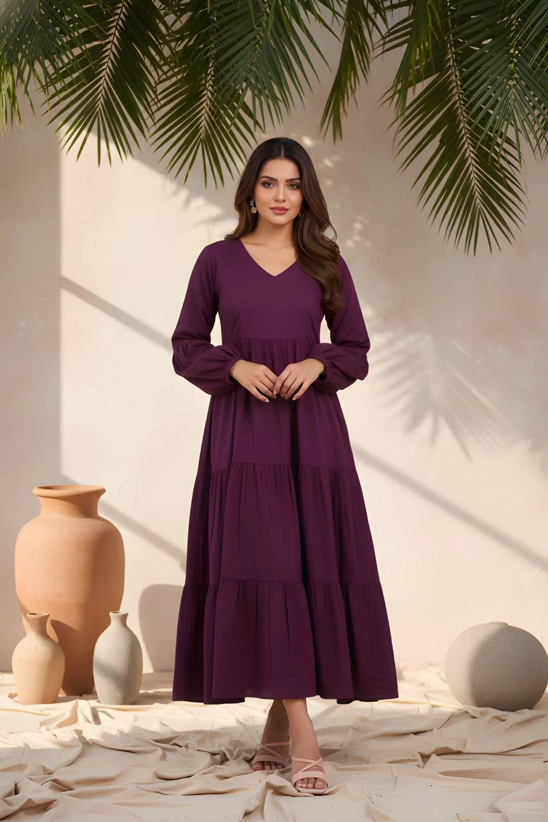 Buy Shiv 370 Delta Silk Long Dress Wholesale Online Surat 2026