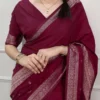 Latest WMN 7901 Mysore Crepe Zari Weaving Work Festival Saree Wholesale Surat 2026
