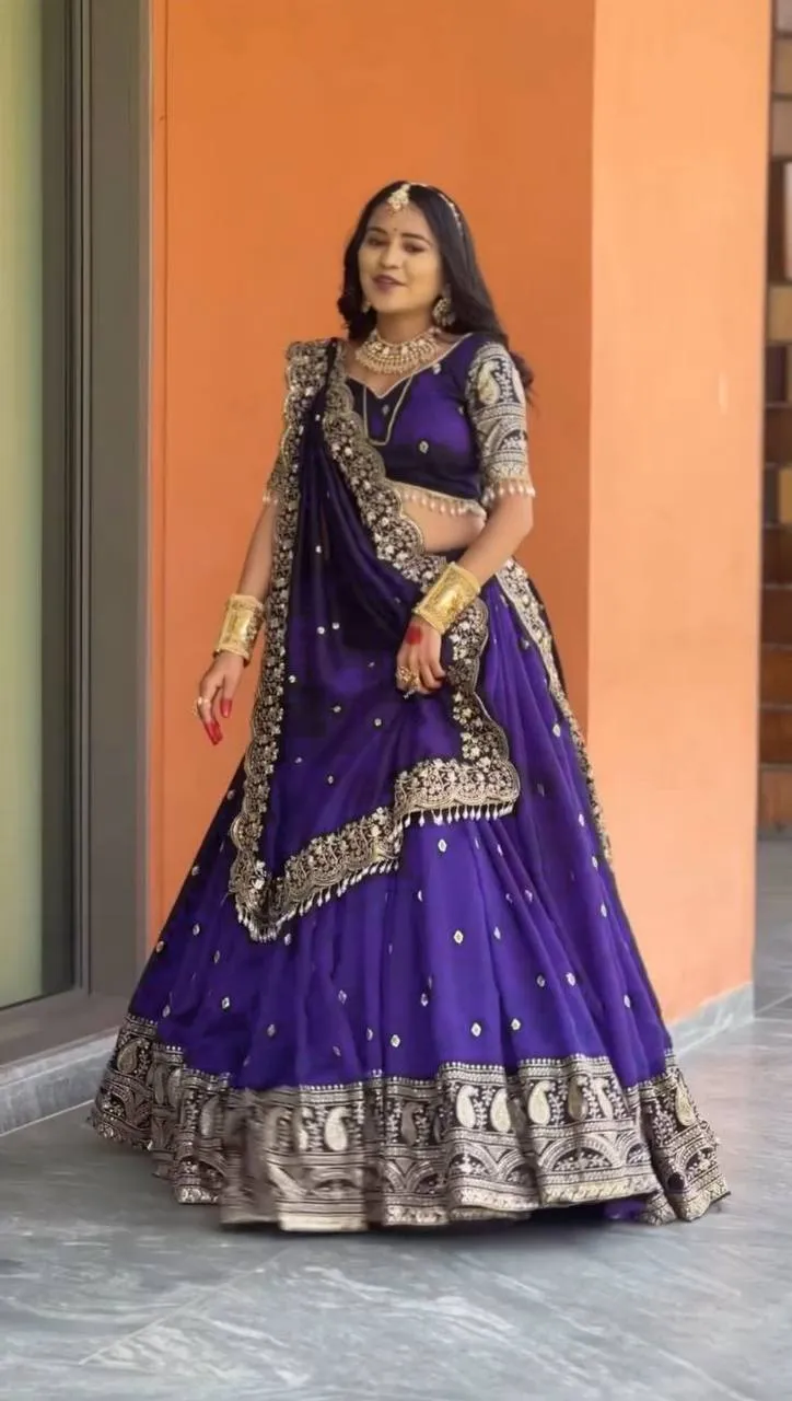 Latest Deepika 353 Chinon Silk Thread Work Wedding Lehenga Choli Wholesale Surat 2026