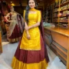 Beautiful Vally Kanchi Cotton Zari Work Festival Lehenga Kurti Wholesale Surat 2026