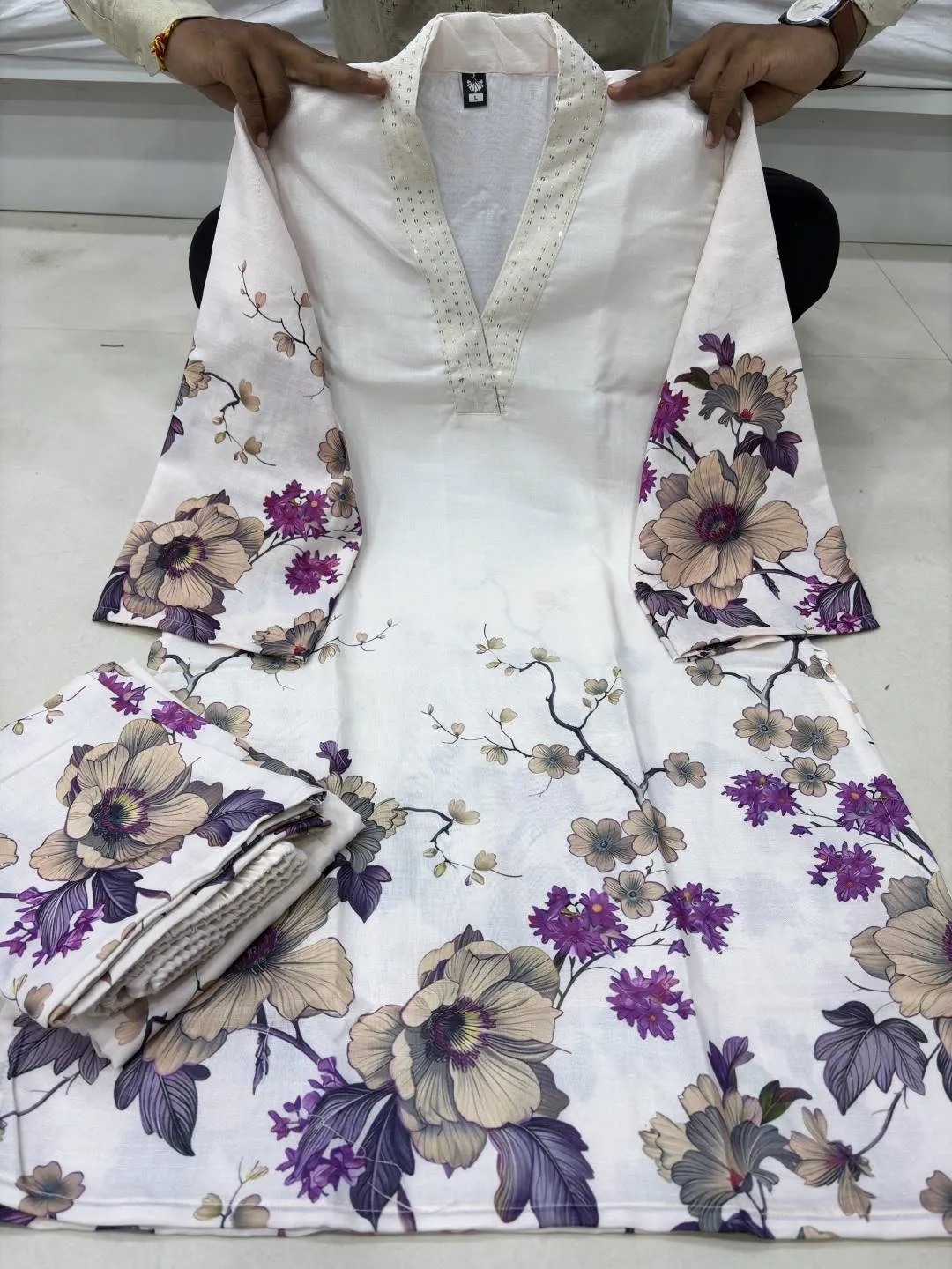 Buy ATQ Nitya Lilan Cotton Office Wear Co Ords Set Wholesale Surat 2026
