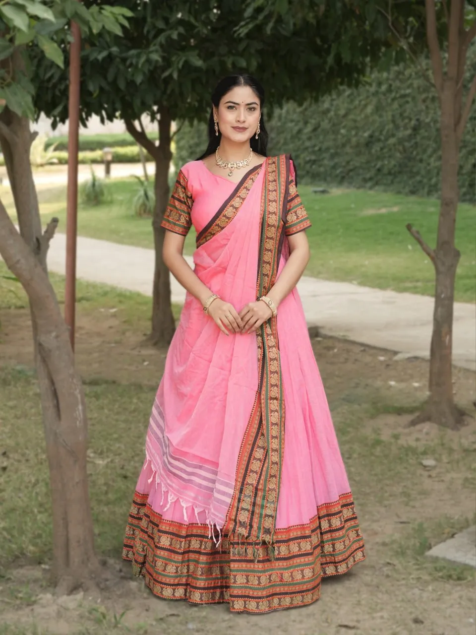 Beautiful WMT 8127 Chanderi Cotton Weaving Lehenga Choli Wholesale Surat 2026