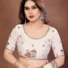 Launching Kiara Gucci3 Fendy Chiffon Silk Party Wear Saree Wholesale Surat 2026