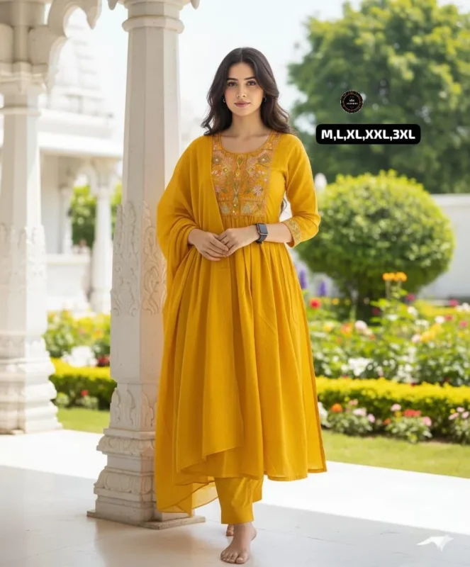 Buy Laxmy Cotton Embroidery Work Festival Readymade Dress Wholesale Surat 2026