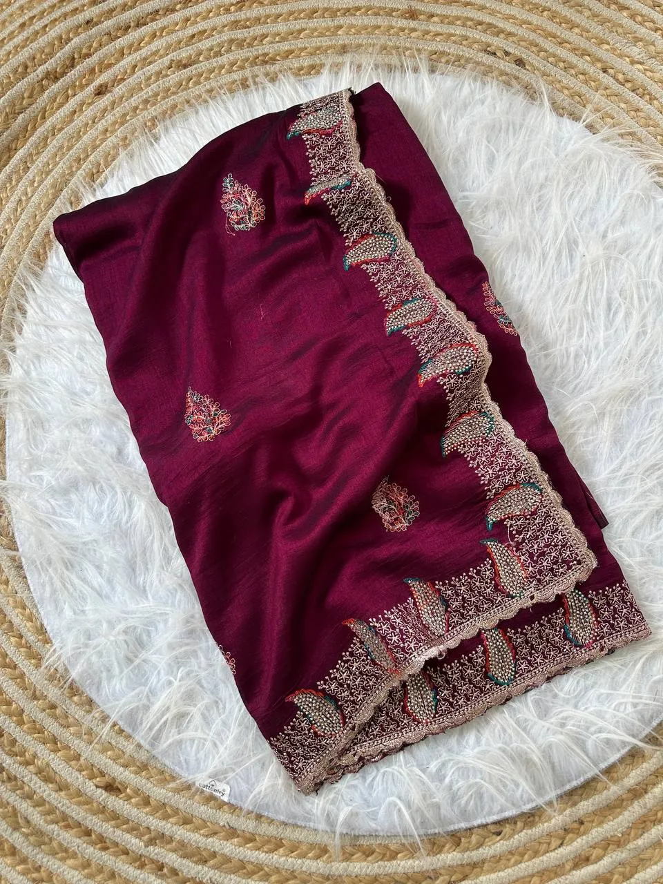 Stylish MHV Padma Elegant Silk Embroidery Festival Saree Wholesale Surat 2026