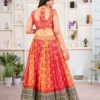 Buy DKT 5020 Chinon Silk Zari Embroidery Work Wedding Lehenga Choli Wholesale Surat 2026