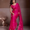 Latest Kiara Yaaraa Crush Silk Embroidery Party Wear Saree Wholesale Surat India 2026