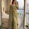 Stylish DKT 5169 Fandy Satin Sequins Work Wedding & Festival Saree 2026