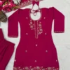 Vichitra Silk Hand Work Sharara Suits Wholesale Online India MRD 3091