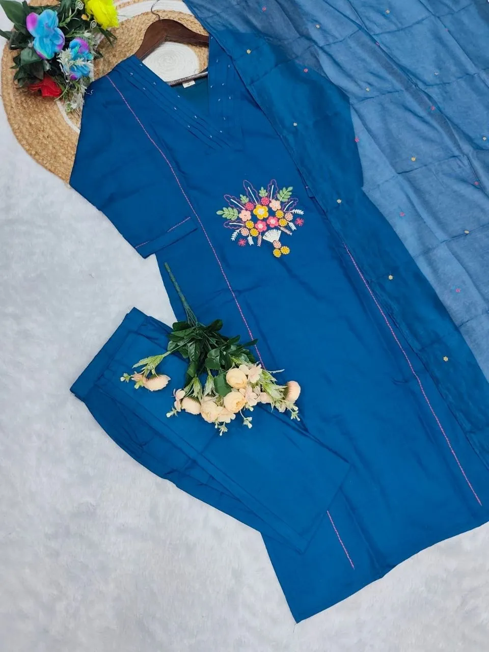 Zarin 13 Rayon Embroidery Office & Daily Wear Readymade Dress