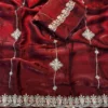 Latest SNT Space Silk Saree With heavy Embroidery Sequence Work 2026