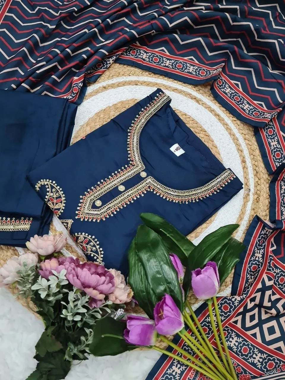 Latest Zarin 15 Chanderi Silk Embroidery Kurti Pant Dupatta Collection 2026