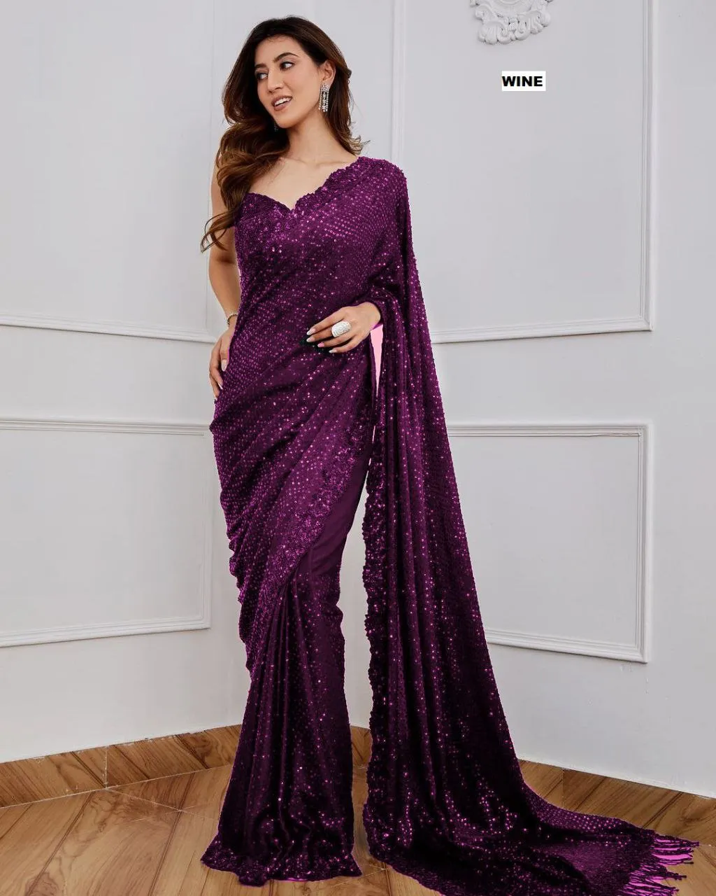 Launching Tamanna 3312 Georgette Bollywood Embroidery Party Wear Saree Wholesale Surat 2026