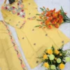 Zarin 16 French Crepe Embroidery Work Kurti Pant Set