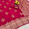 Buy Laxmi 977 Georgette Meenakari Jacquard Work Festival Saree 2026