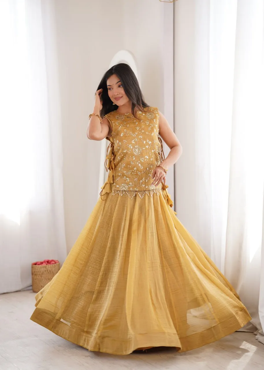 Beautiful Mohini 7169 Salsa Crush Zari Embroidery Work Top Skirt Online Shopping 2026